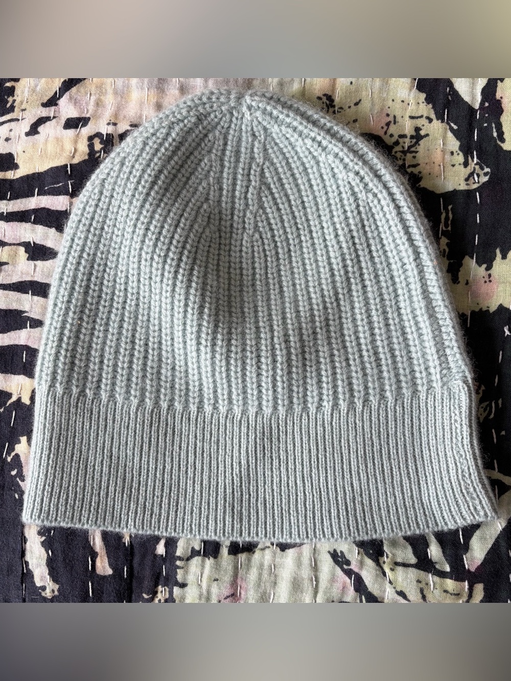 Gardenheir Cashmere Fisherman Beanie in Light Blue